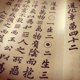 傅佩荣教授讲解《道德经》第四十二章：道生万物的一二三是什么（上）